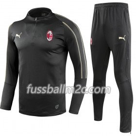 AC Mailand Sweatshirts Anzüge Schwarz 2018-2019